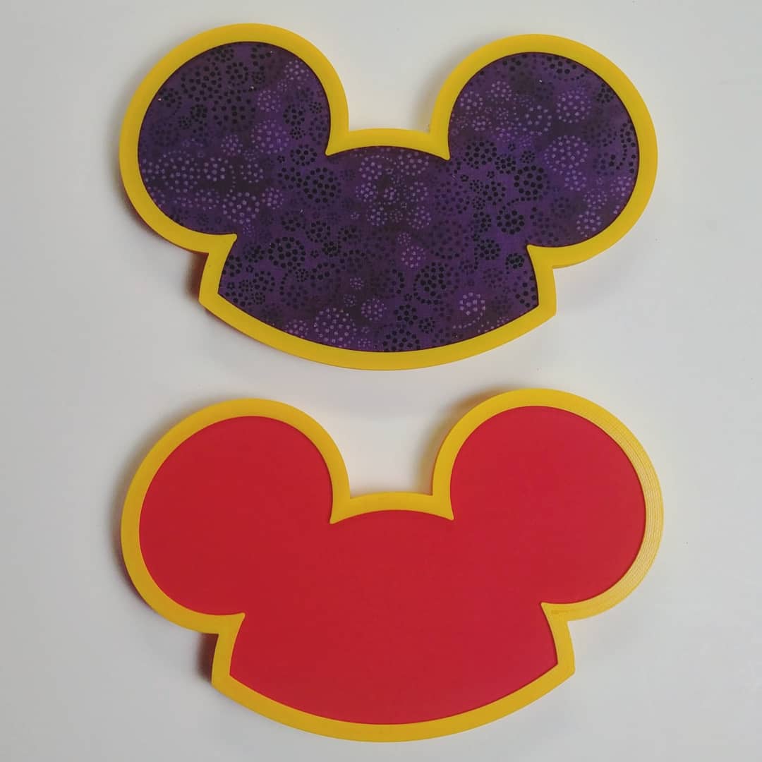 Mouseketeer Ears Hat Pin Board Display (7.5" x 5")