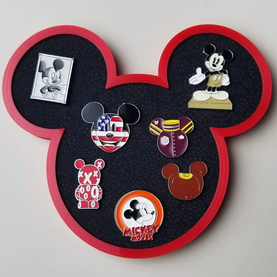 Mickey Ears Pin Board Display (7"x6")