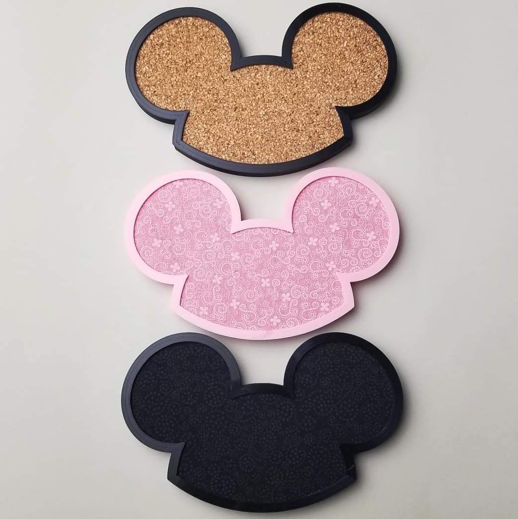 Mouseketeer Ears Hat Pin Board Display (7.5" x 5")