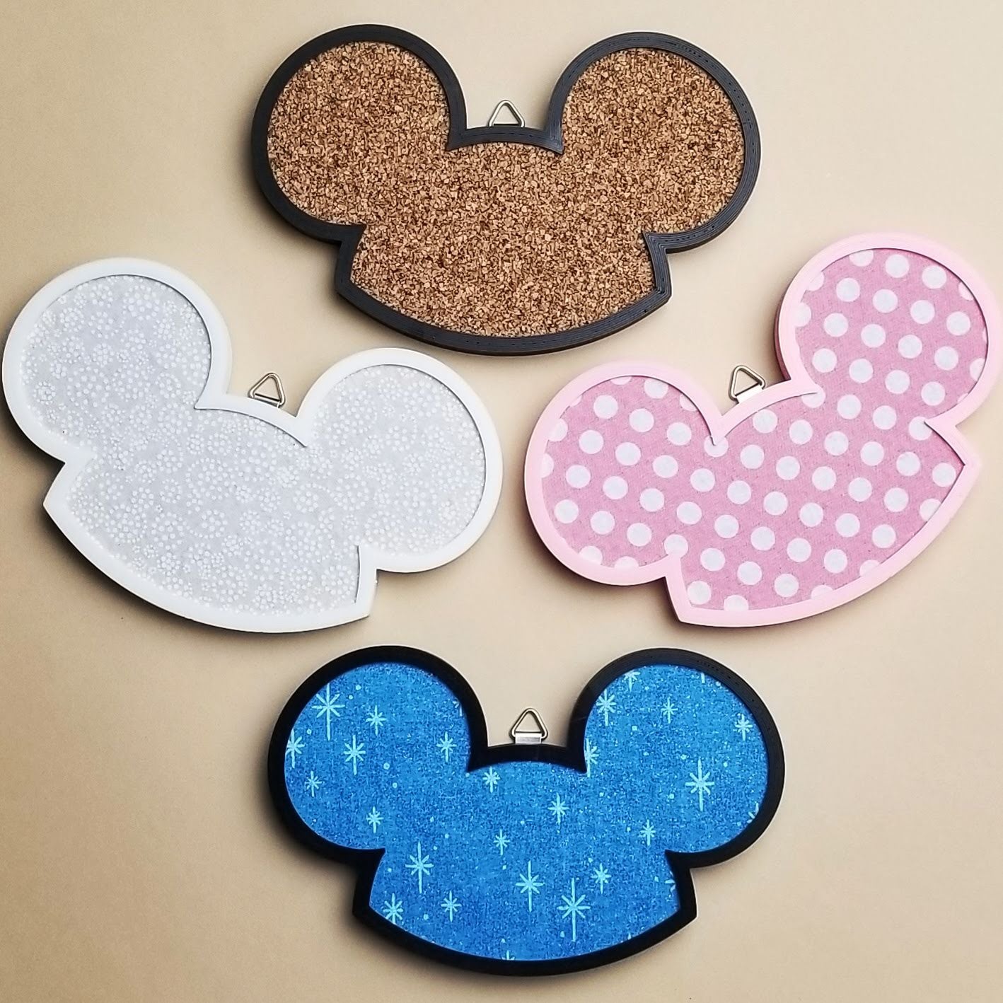 Mouseketeer Ears Hat Pin Board Display (7.5" x 5")