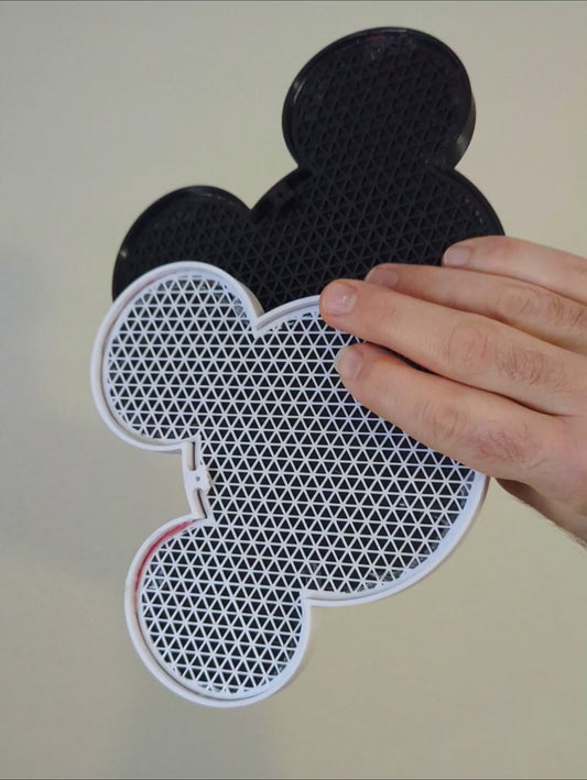Mickey Ears Pin Board Display (7"x6")