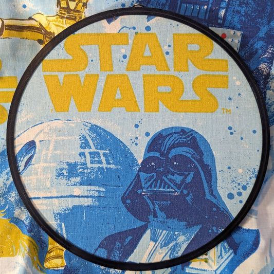 Special Vintage Star Wars Pin Board - Vader and Death Star (11" x 11")